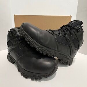 Merrell Moab 3 Response Tactical Mid WP Black Waterproof Boots Mens 10.5 J003917